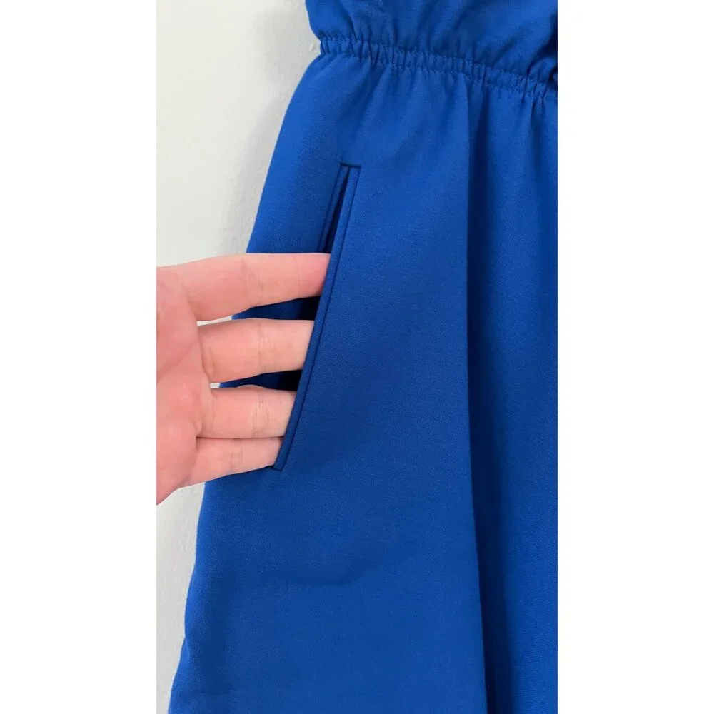 GIORGIO ARMANI BLACK LABEL BLUE LAYERED SKIRT M - Picture 3 of 6